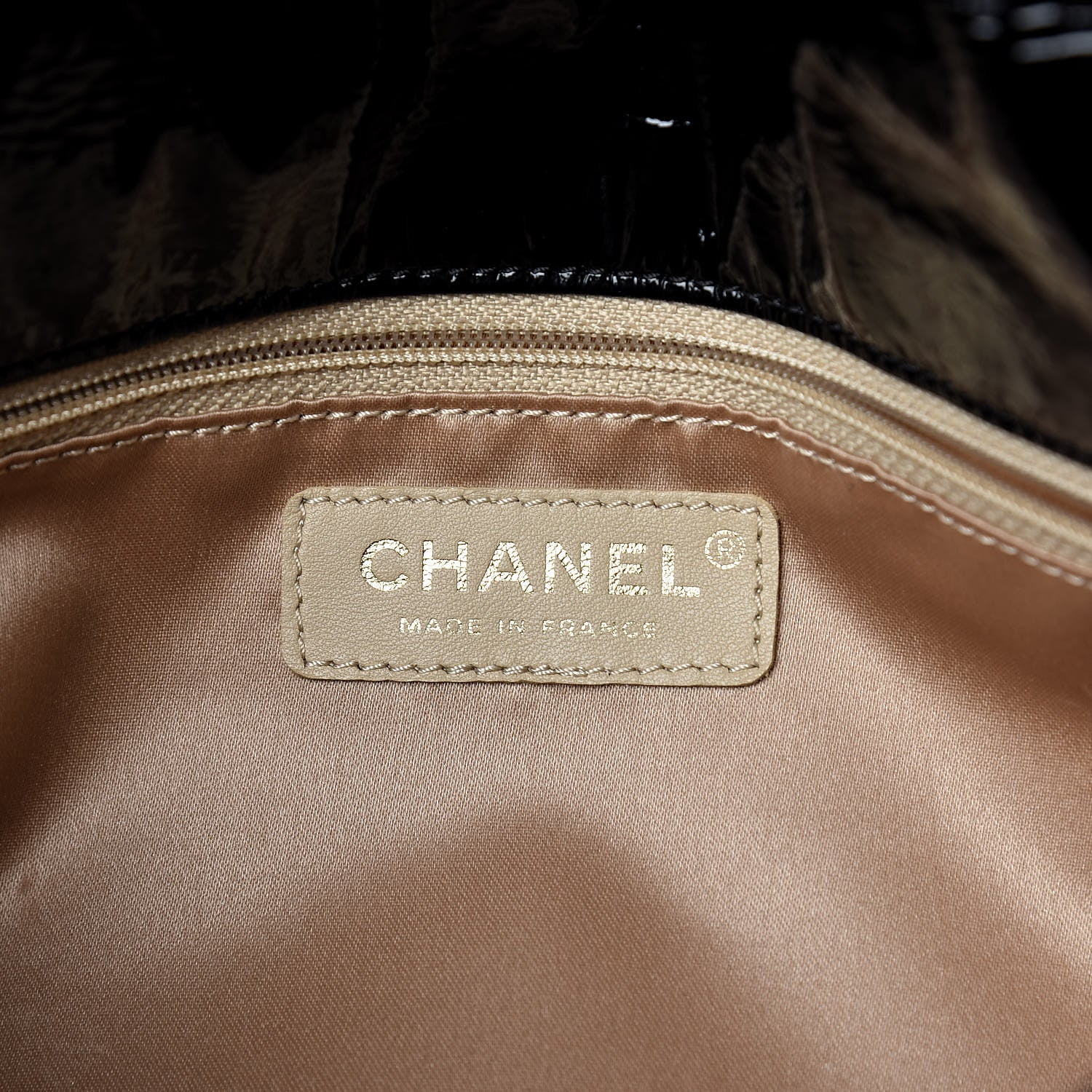 Chanel Vinyl Medium Rock and Chain Flap Black 6 of 9