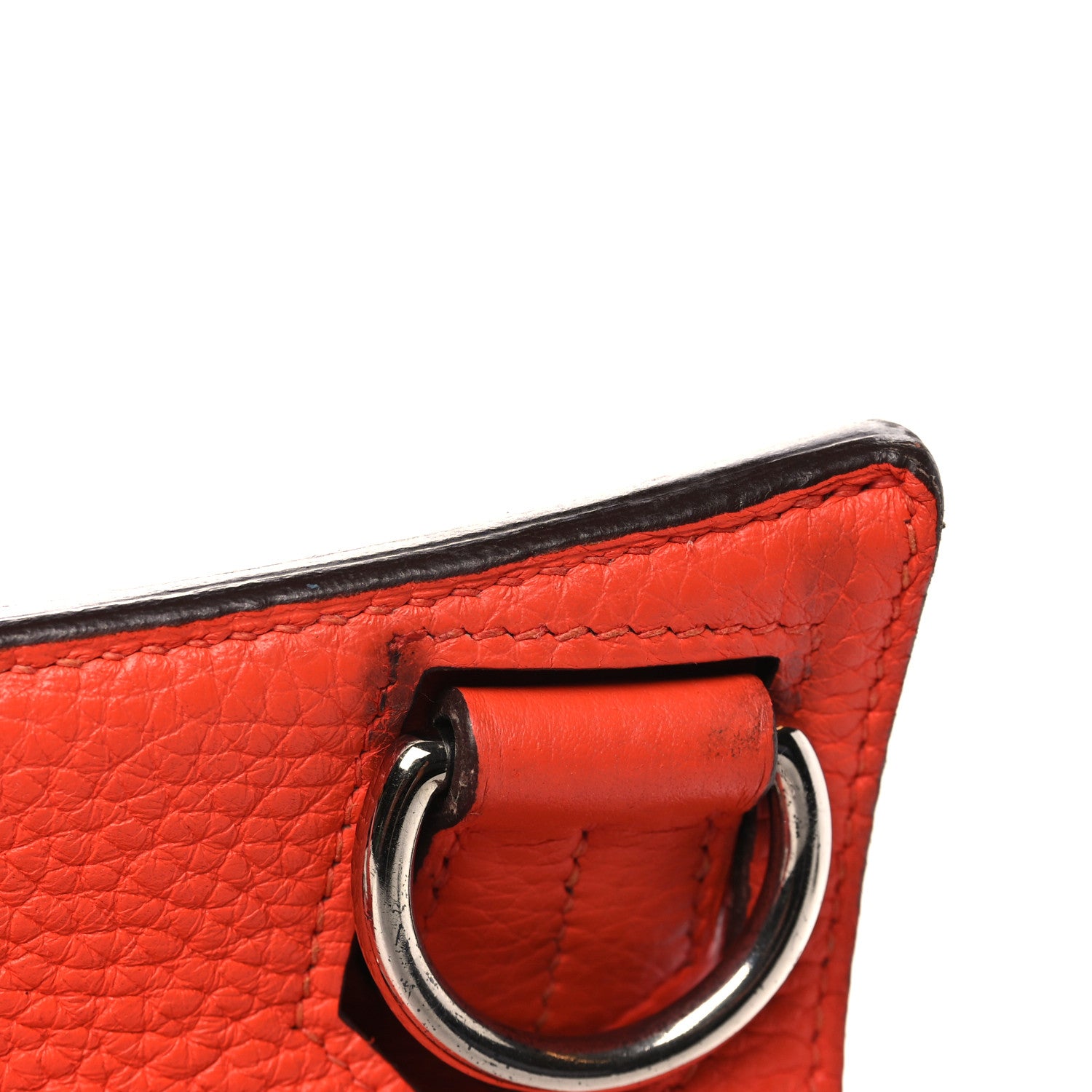 Hermes Taurillon Clemence Jypsiere 31 Orange Poppy 12 of 13