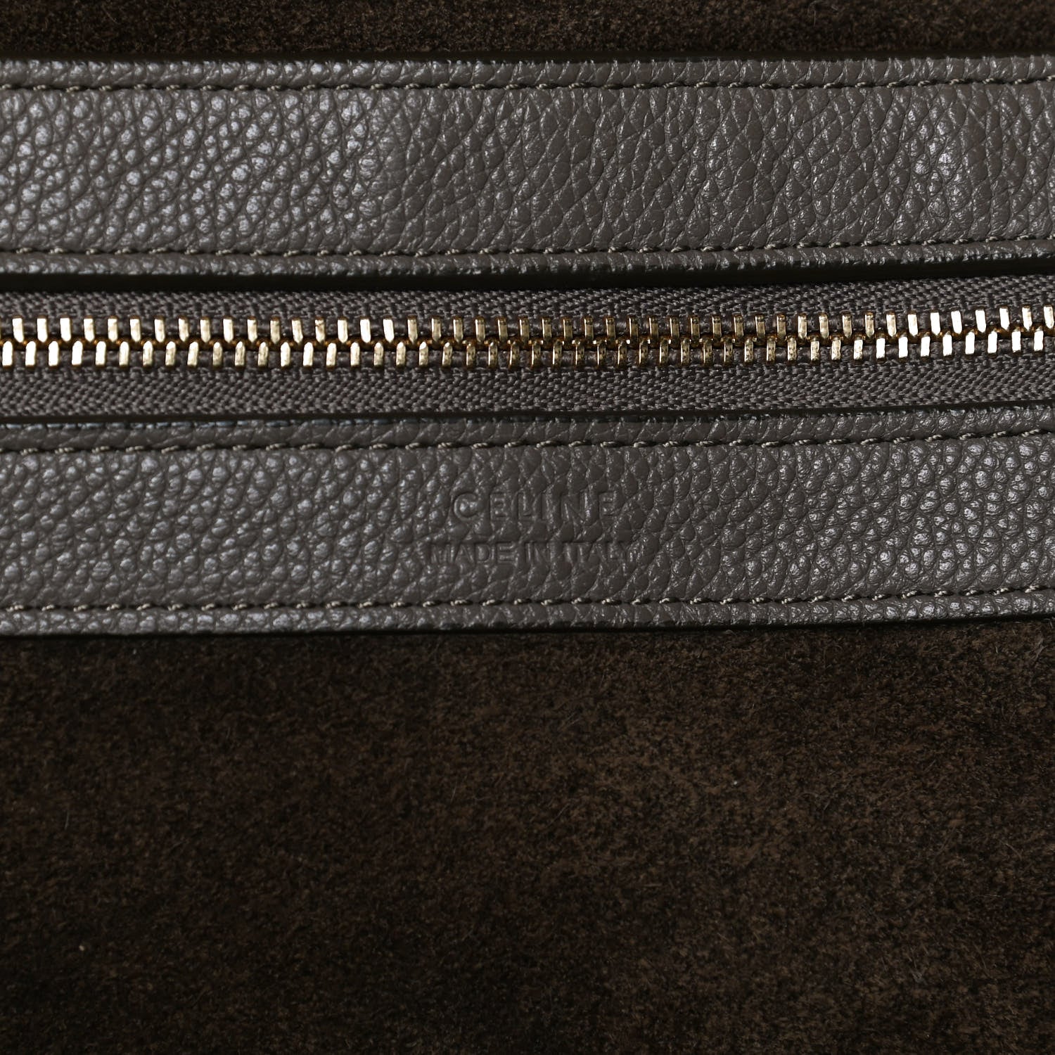 Celine Soft Grained Calfskin Small Belt Cabas Phantom Taupe 6 of 13