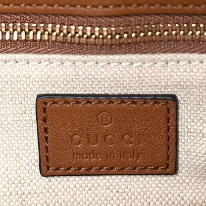 Gucci GG Supreme Monogram Horsebit 1955 Soft Small Shoulder Bag Beige Brown 6 of 10