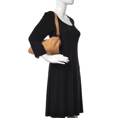 Prada Vitello Daino Shoulder Bag Sabbia 2 of 17