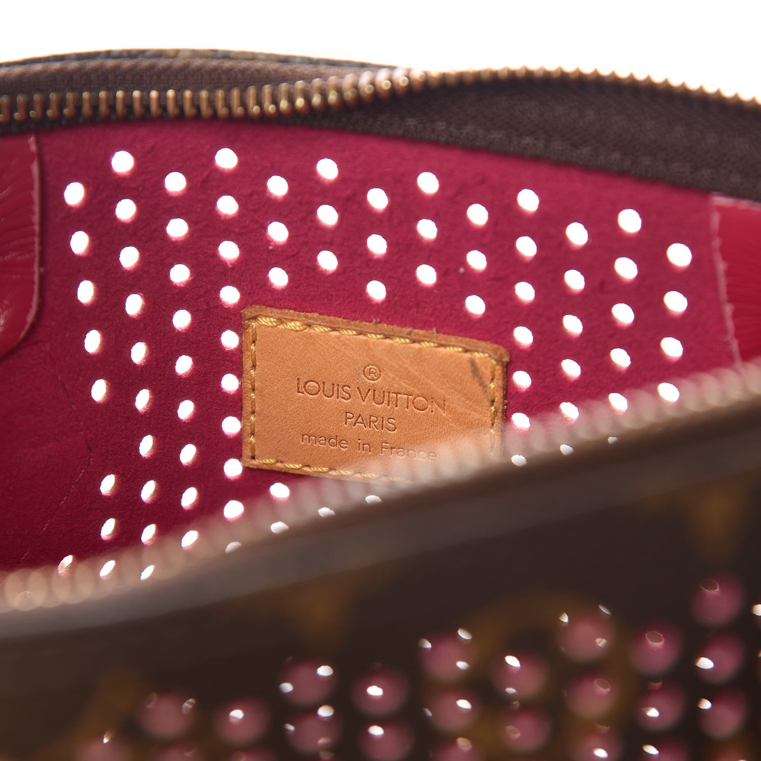 Louis Vuitton Monogram Perforated Speedy 30 Fuchsia 6 of 15
