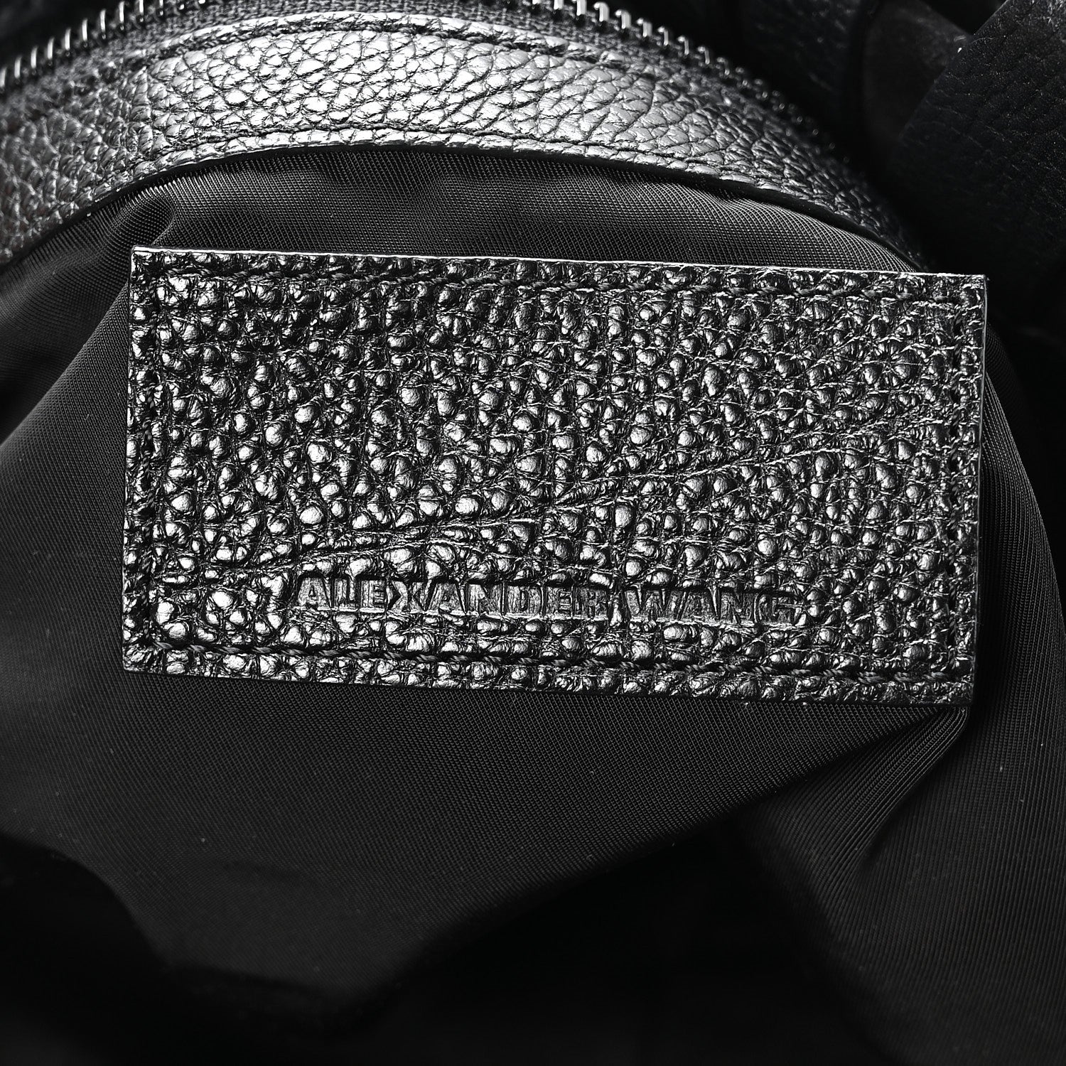 Alexander Wang Suede Kirsten Satchel Black 5 of 9