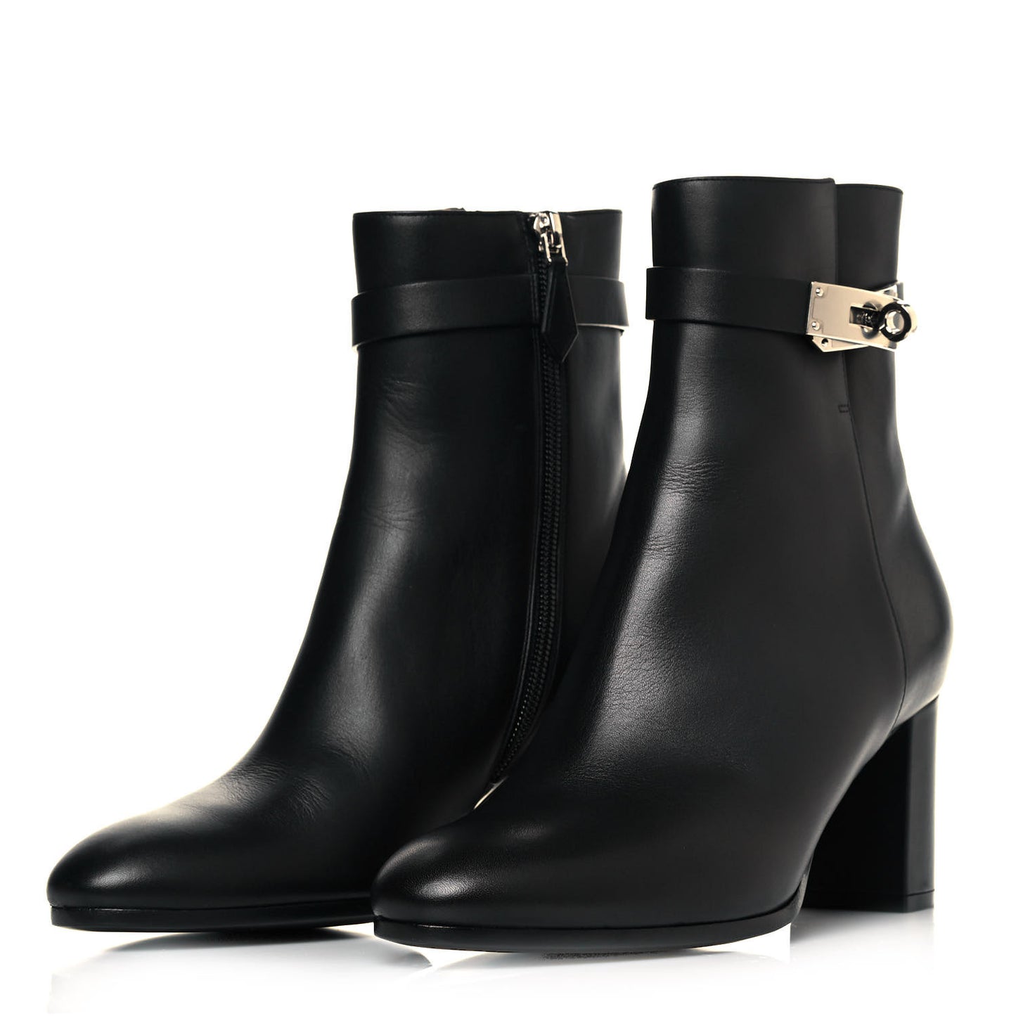 Calfskin Saint Germain Ankle Boots 37.5 Black