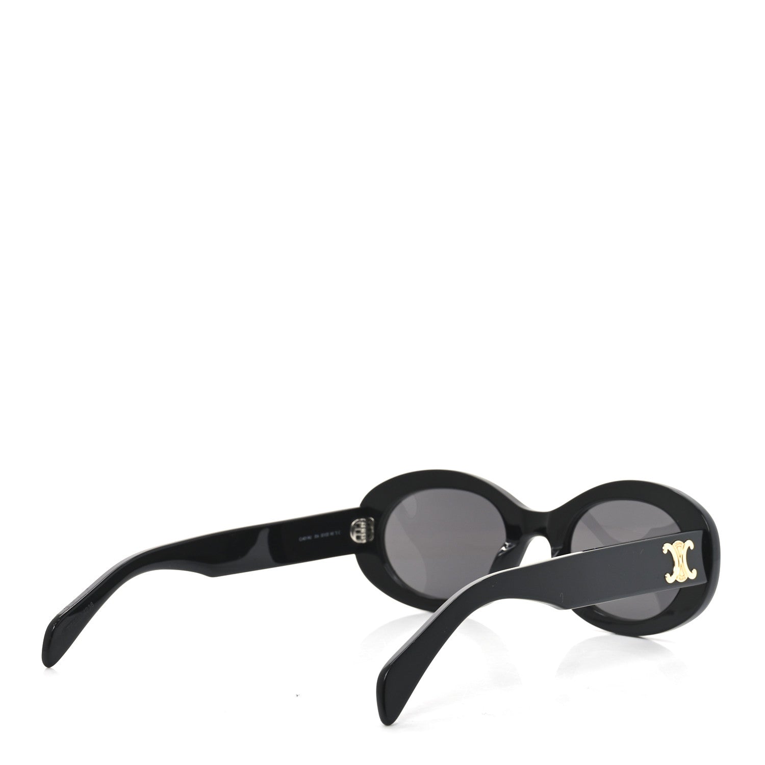 Celine Acetate Triomphe 01 Sunglasses CL 40194U Black 4 of 6
