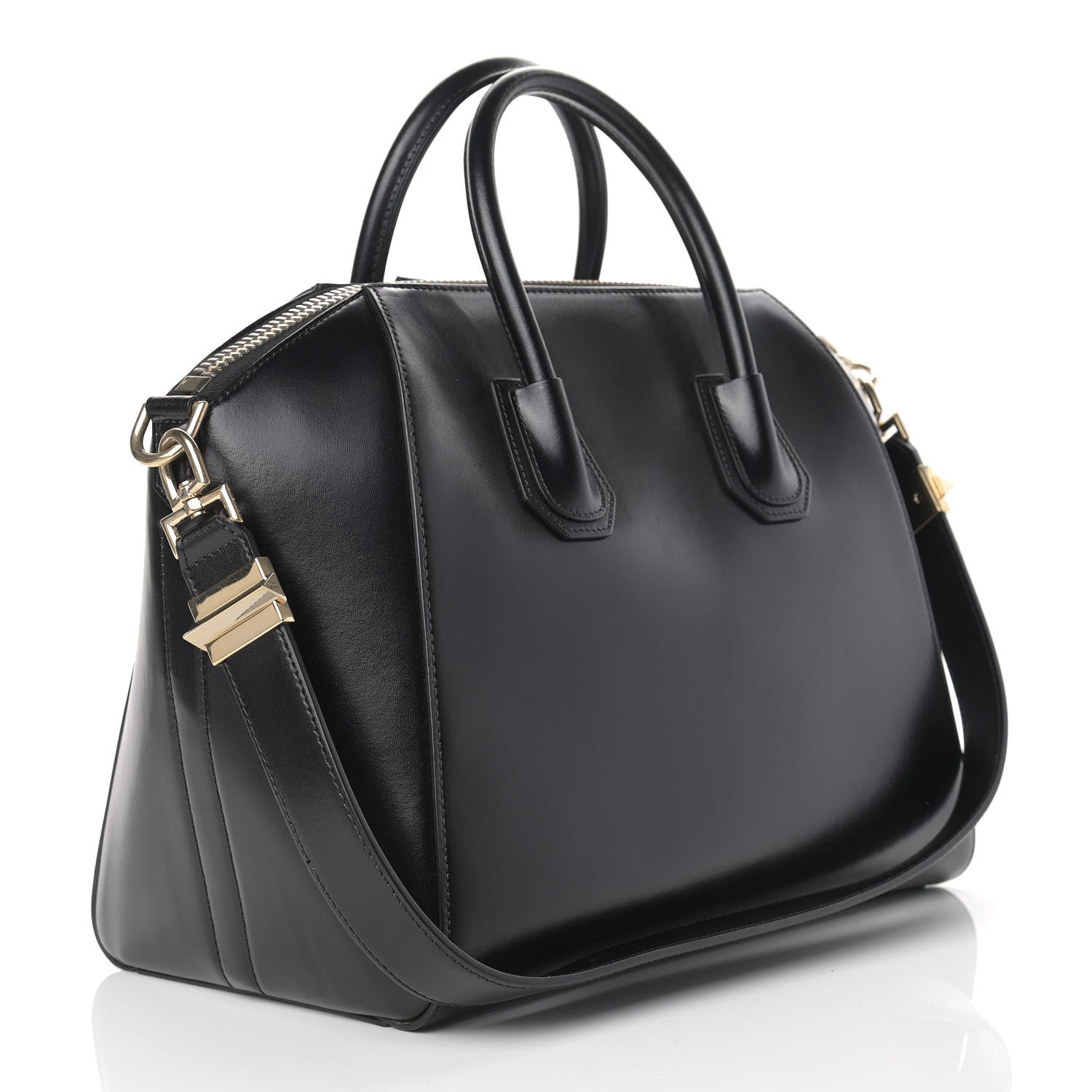 Givenchy Shiny Lord Calfskin Medium Antigona Black 3 of 12