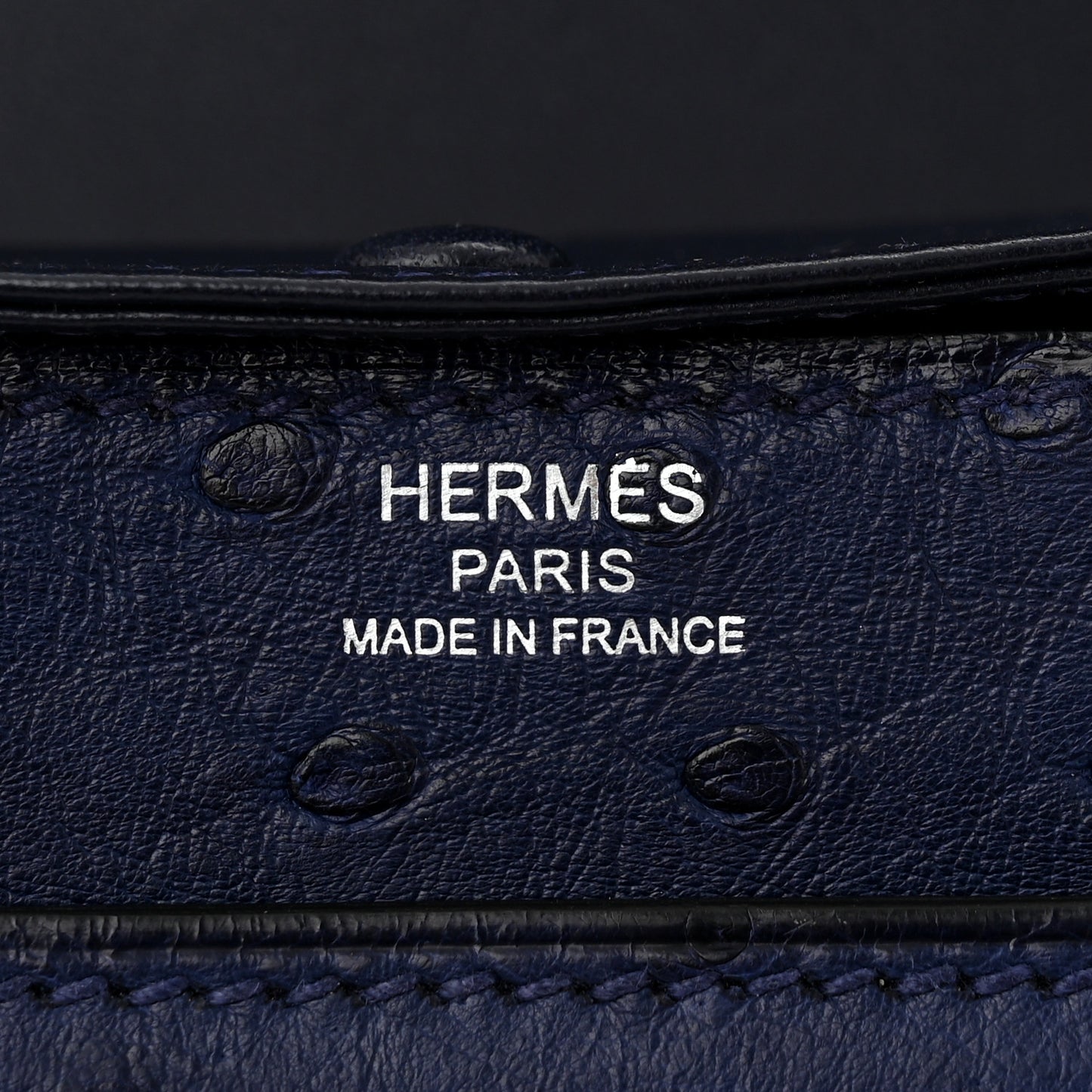 Ostrich Verrou 21 Bleu Iris