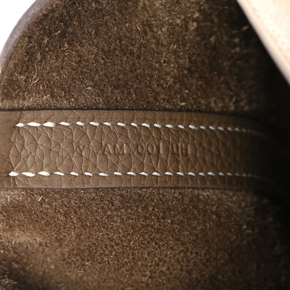 Hermes Taurillon Clemence Picotin Lock 18 PM Etoupe 7 of 10