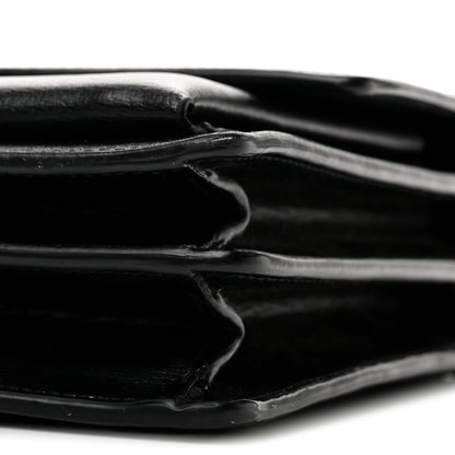 Saint Laurent Calfskin Medium Monogram Monochrome Sunset Black 10 of 13