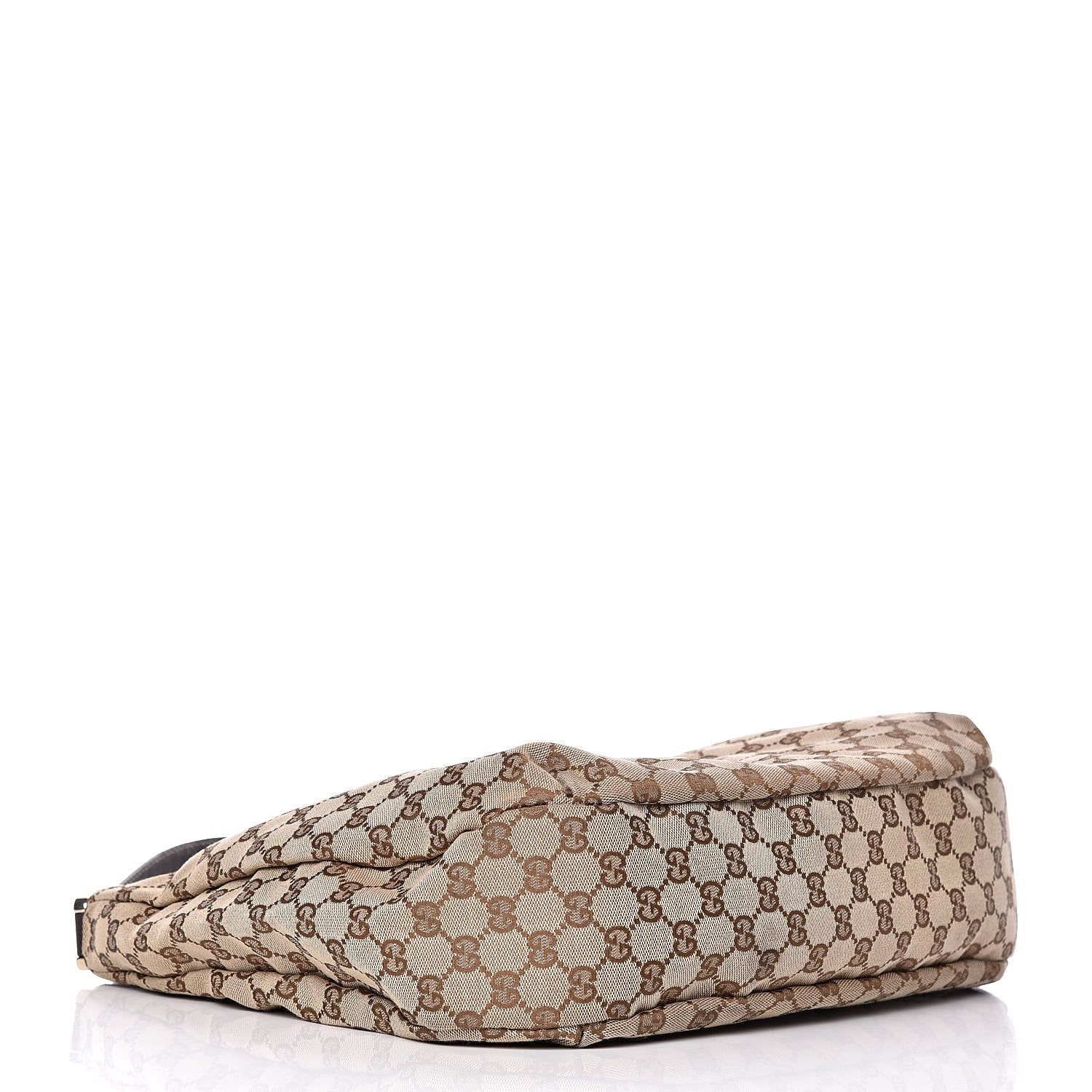 Gucci Monogram Large New Ladies Web Hobo Dark Brown 4 of 9