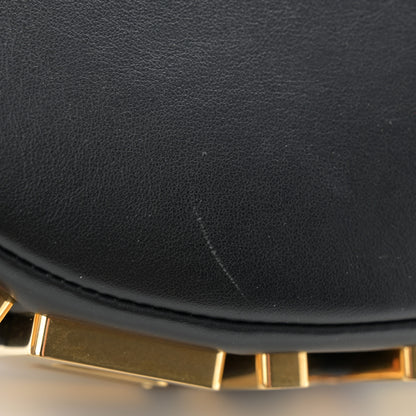 Fendi Vitello Grace Matte Mini Fendigraphy Hobo Bag Black 11 of 11