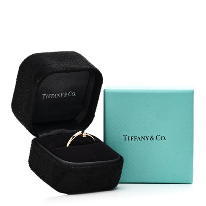Tiffany 18K Rose Gold T T1 Ring 58 8.25 5 of 5