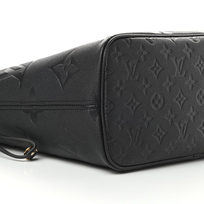 Louis Vuitton Empreinte Monogram Giant Neverfull MM Black 10 of 12