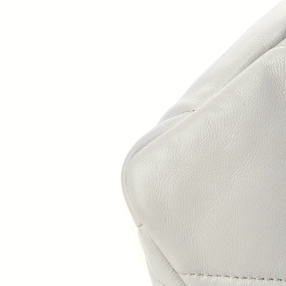 Chanel Goatskin Quilted Medium 19 Flap White 14 of 17
