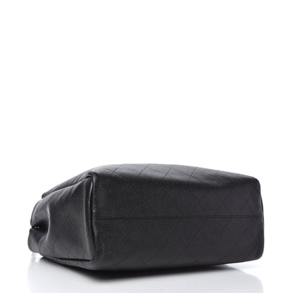 Chanel Caviar Stitched Large Shopping Tote Black 4 of 10