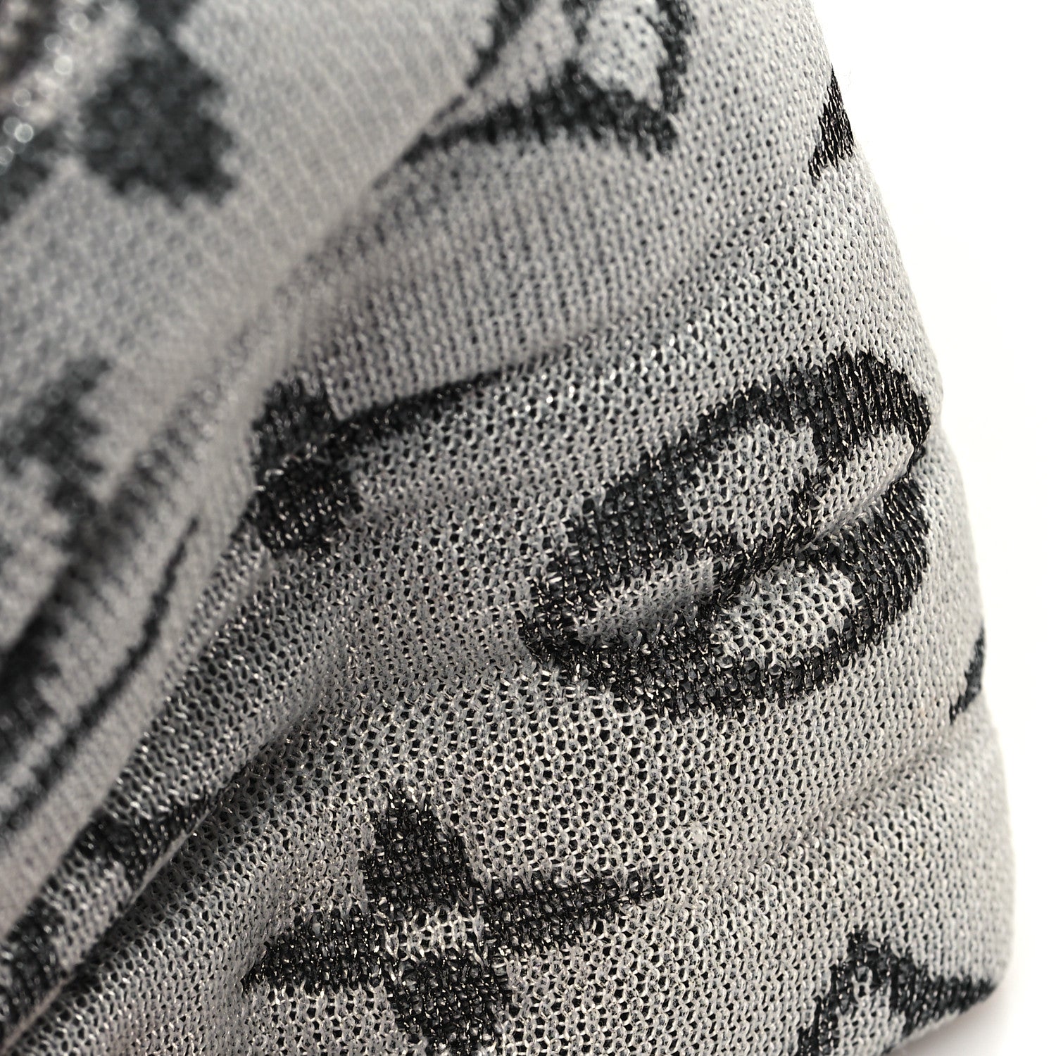 Louis Vuitton Silk Monogram LV Pool Party Turban Headband Argent 5 of 6