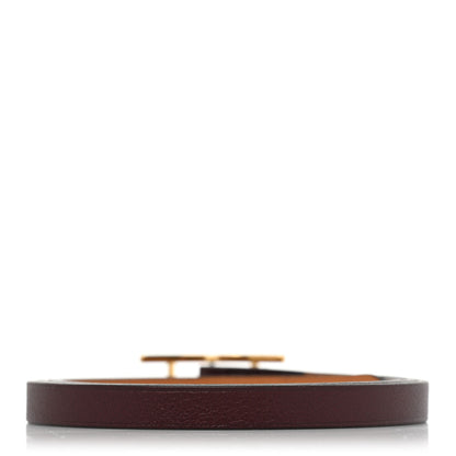 Hermes Swift Hapi 3 MM Triple Tour Bracelet T3 Rouge H 2 of 5