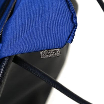 Marc Jacobs Calfskin Embossed Logo East West Shopper Tote Navy 6 of 12