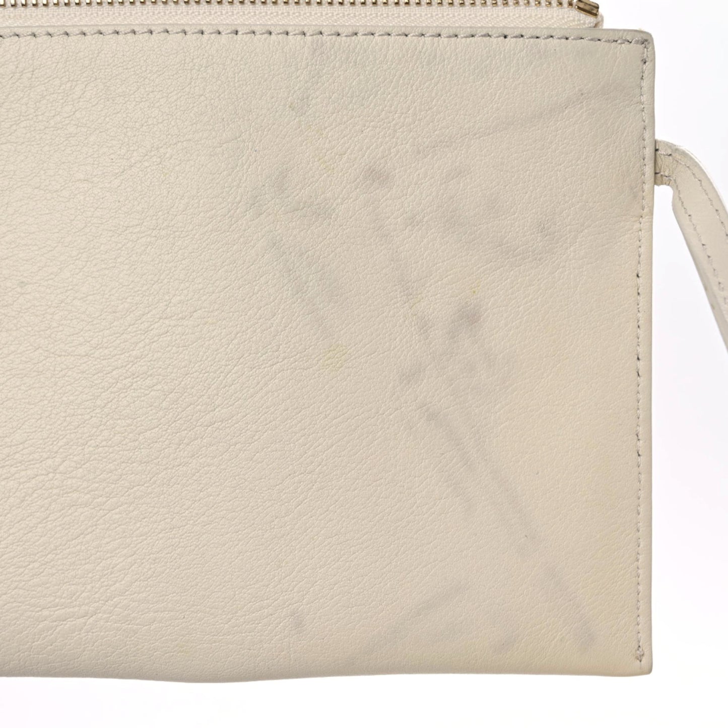 Smooth Calfskin Medium Vick Tote Off White