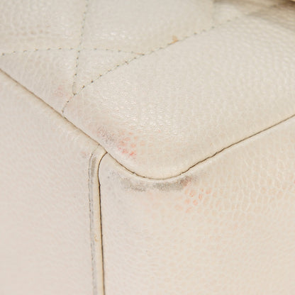 Chanel Caviar Quilted Medium Single Flap Beige Clair 11 of 12