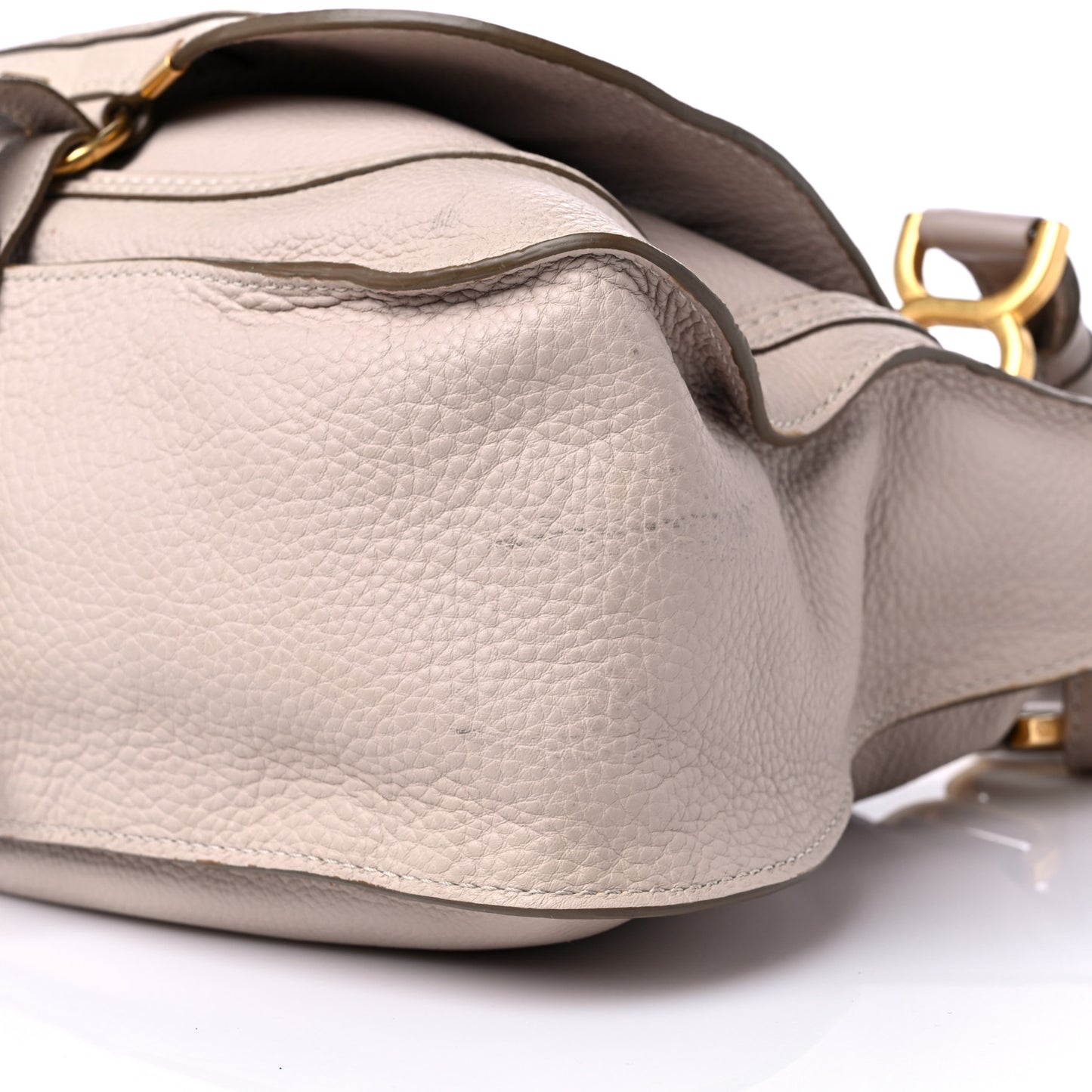 Calfskin Medium Marcie Satchel Abstract White