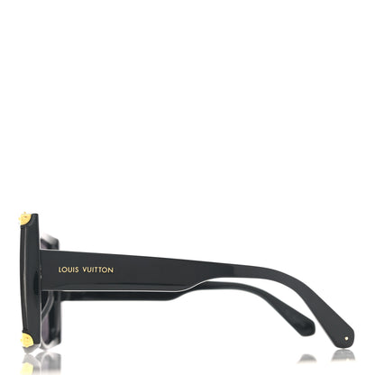 Louis Vuitton Acetate Nylon In The Mood For Love Sunglasses Z1294E Black 3 of 8