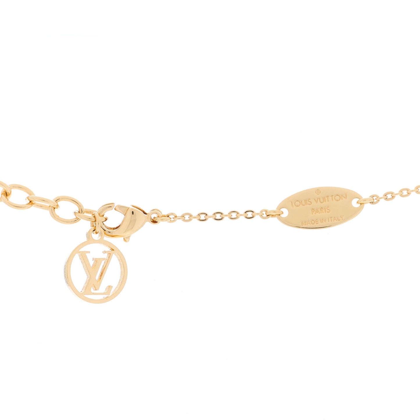 Nanogram Name Tag Necklace Gold