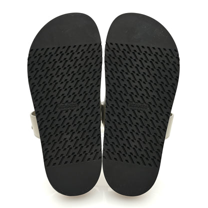 Hermes Calfskin Womens Chypre Sandals 38 Beige Esquisse 5 of 8