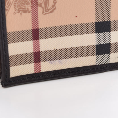 Burberry Haymarket Check Medium Leighton Wallet Chocolate 9 of 11