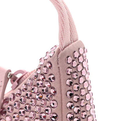 Prada Satin Crystal Mini Re-Edition 2000 Bag Alabastro 11 of 14
