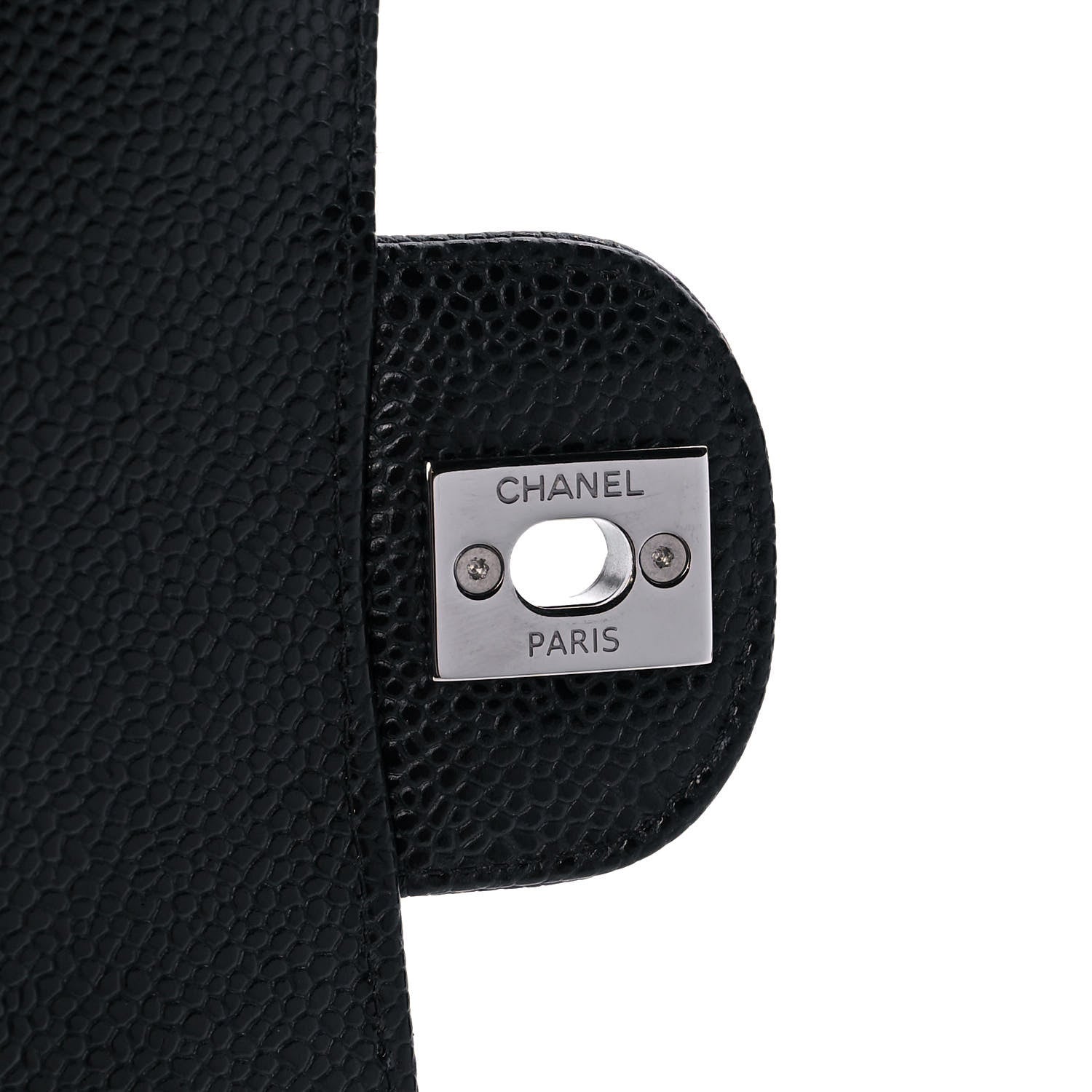 Chanel Caviar Quilted Medium Double Flap Black 8 of 11