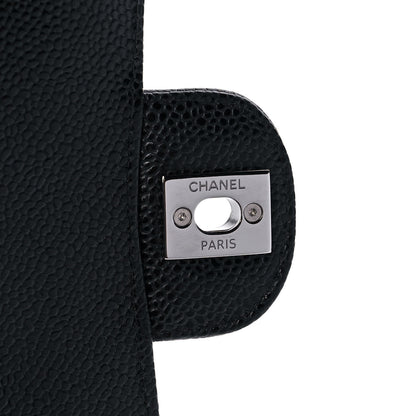 Chanel Caviar Quilted Medium Double Flap Black 8 of 11