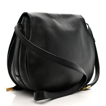 Chloe Calfskin Medium Marcie Round Crossbody Bag Black 3 of 13