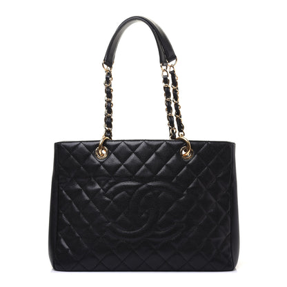 Chanel Caviar Quilted Grand Shopping Tote GST Black 1 of 19