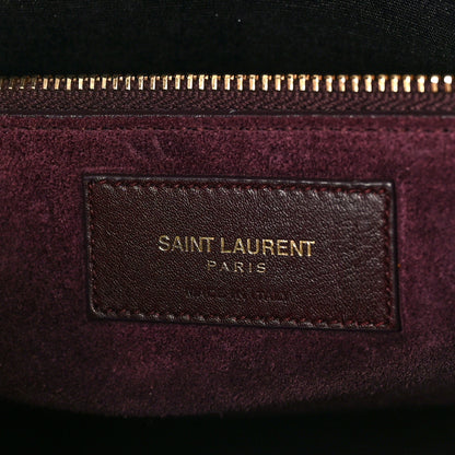 Saint Laurent Calfskin Small Sac De Jour Amarena 6 of 8