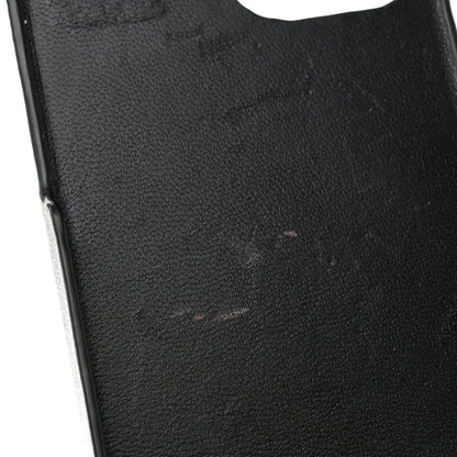Chanel Lambskin Quilted Camellia Bow iPhone XII Pro Holder With Chain Black 6 of 7