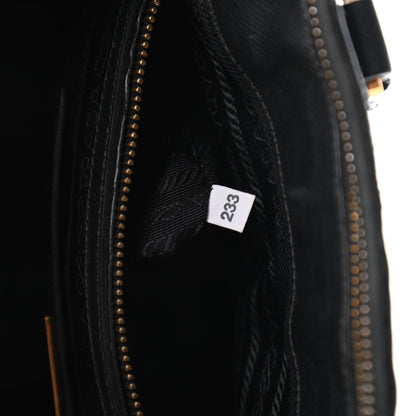 Prada Saffiano Medium Galleria Double Zip Tote Black 9 of 15
