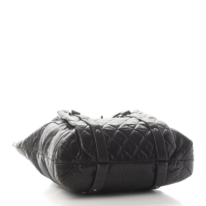 Chanel Lambskin Quilted 8 Knots Tote Black 4 of 12