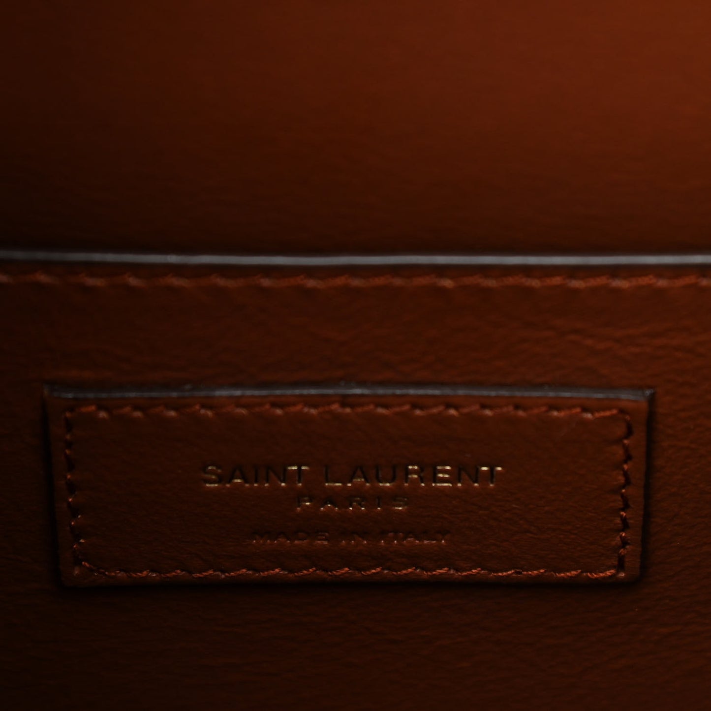 Canvas Smooth Calfskin Le Monogramme Medium Buckle Satchel Chestnut