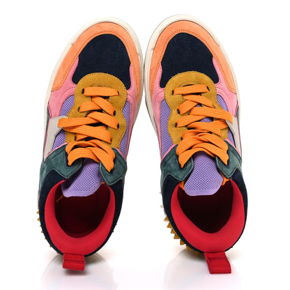 Christian Louboutin Calfskin Suede Spike Astroloubi Donna Low Top Sneakers 38 Multicolor 2 of 8