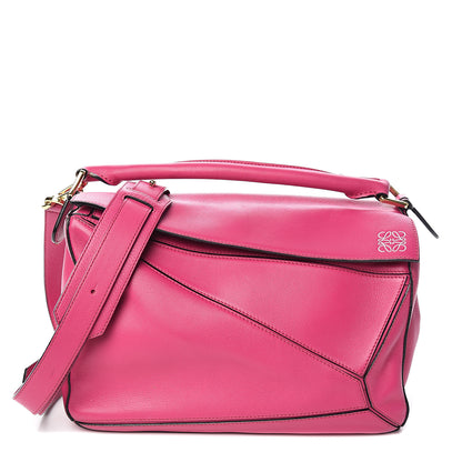 Loewe Calfskin Medium Puzzle Bag Fuchsia 1 of 9