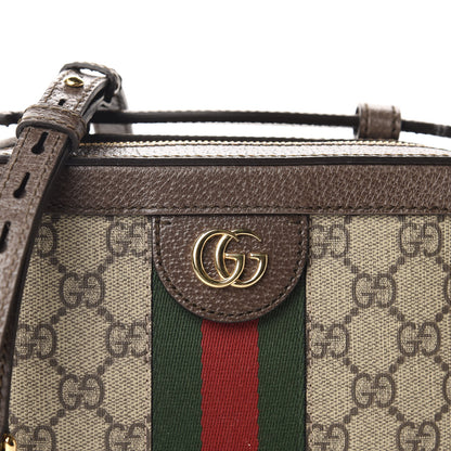 Gucci GG Supreme Monogram Mini Ophidia Top Handle Shoulder Bag Brown 10 of 10