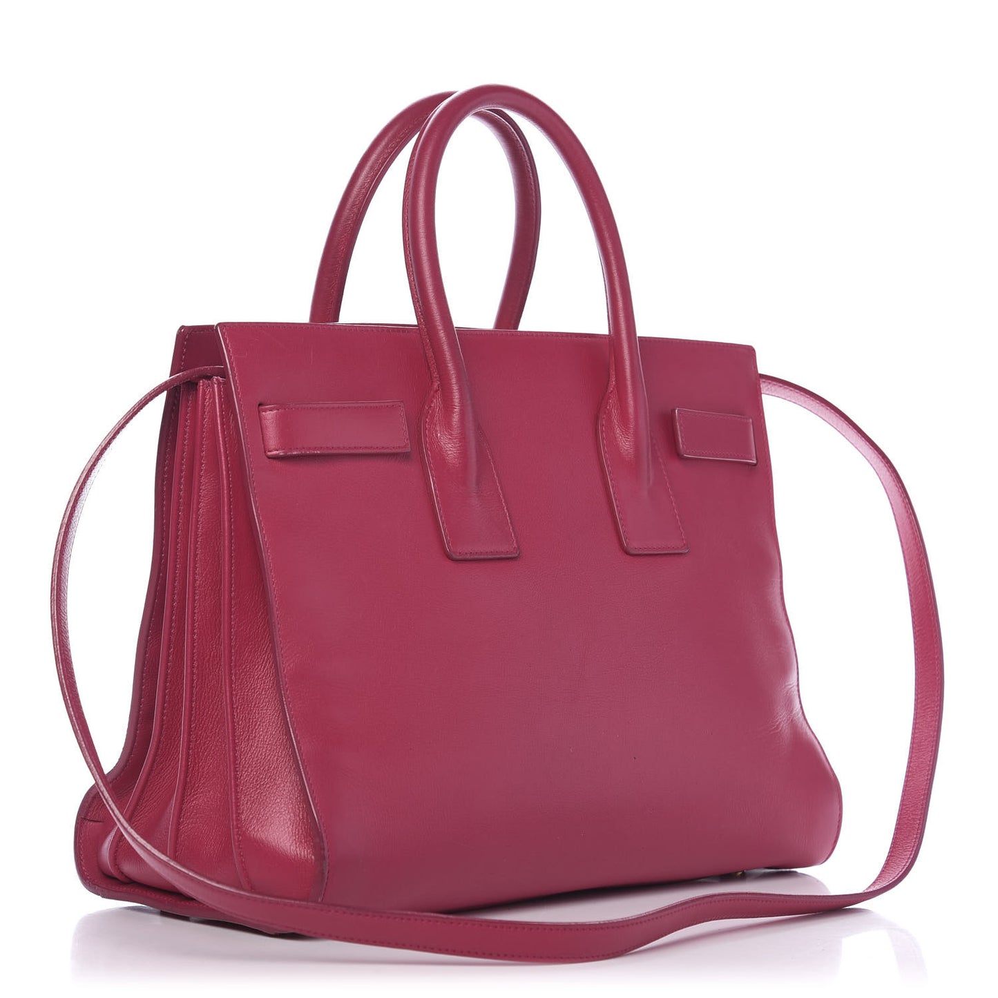 Calfskin Small Sac De Jour Fuchsia