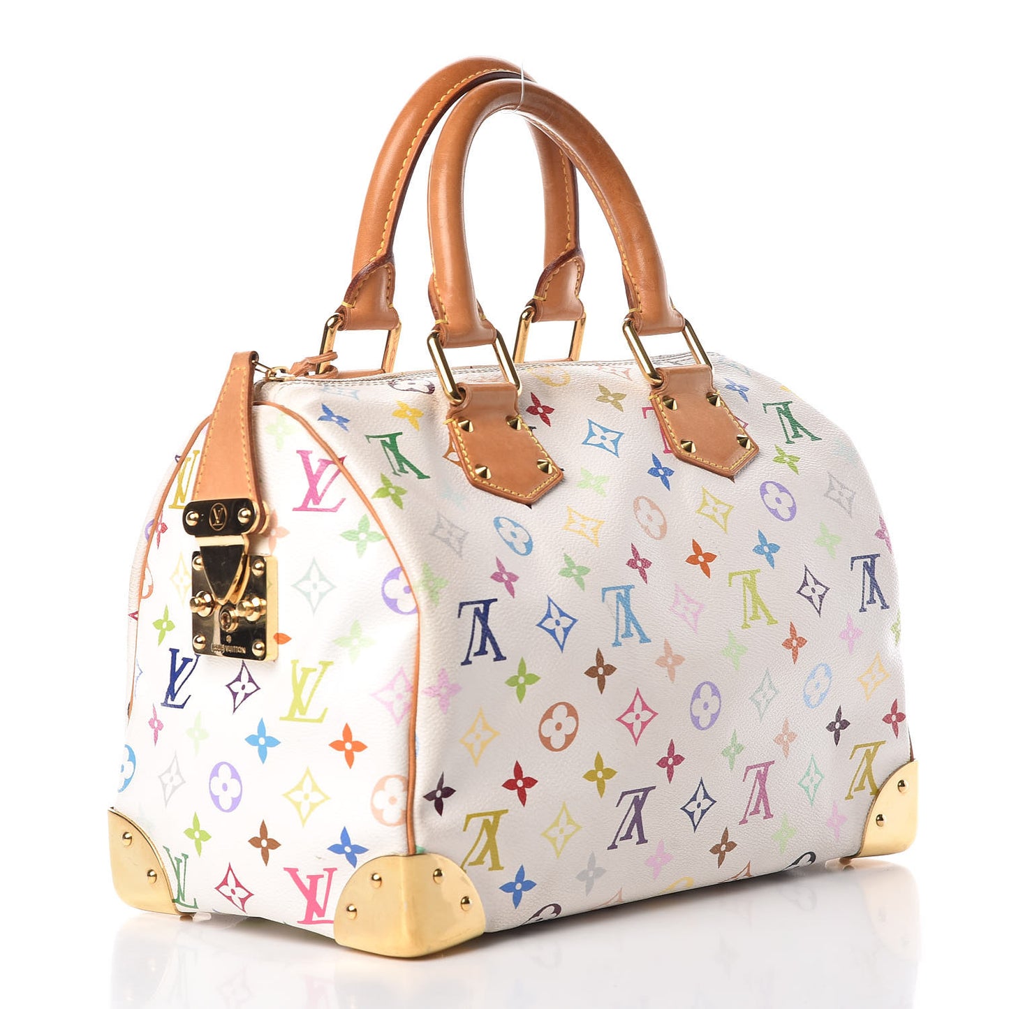 Monogram Multicolor Speedy 30 White