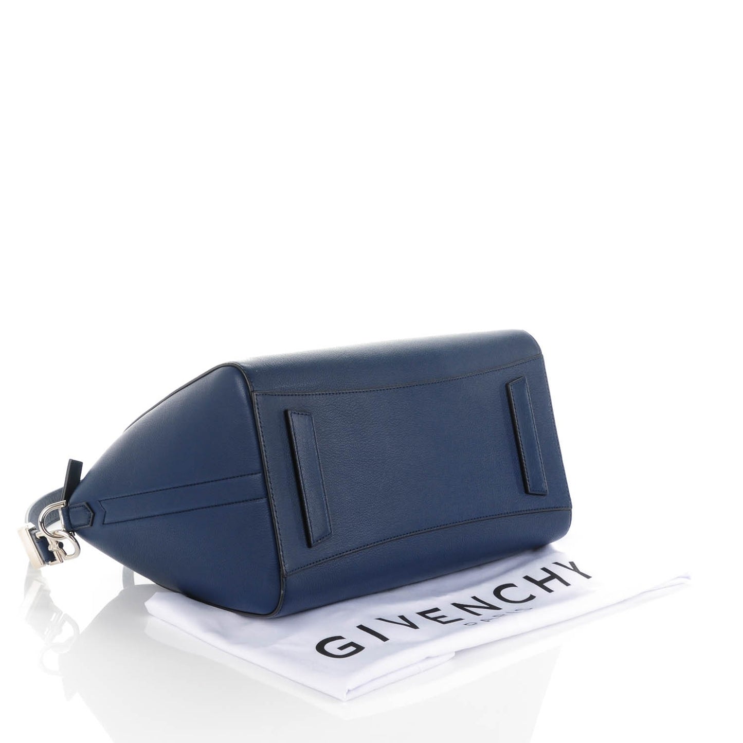 Sugar Goatskin Medium Antigona Navy