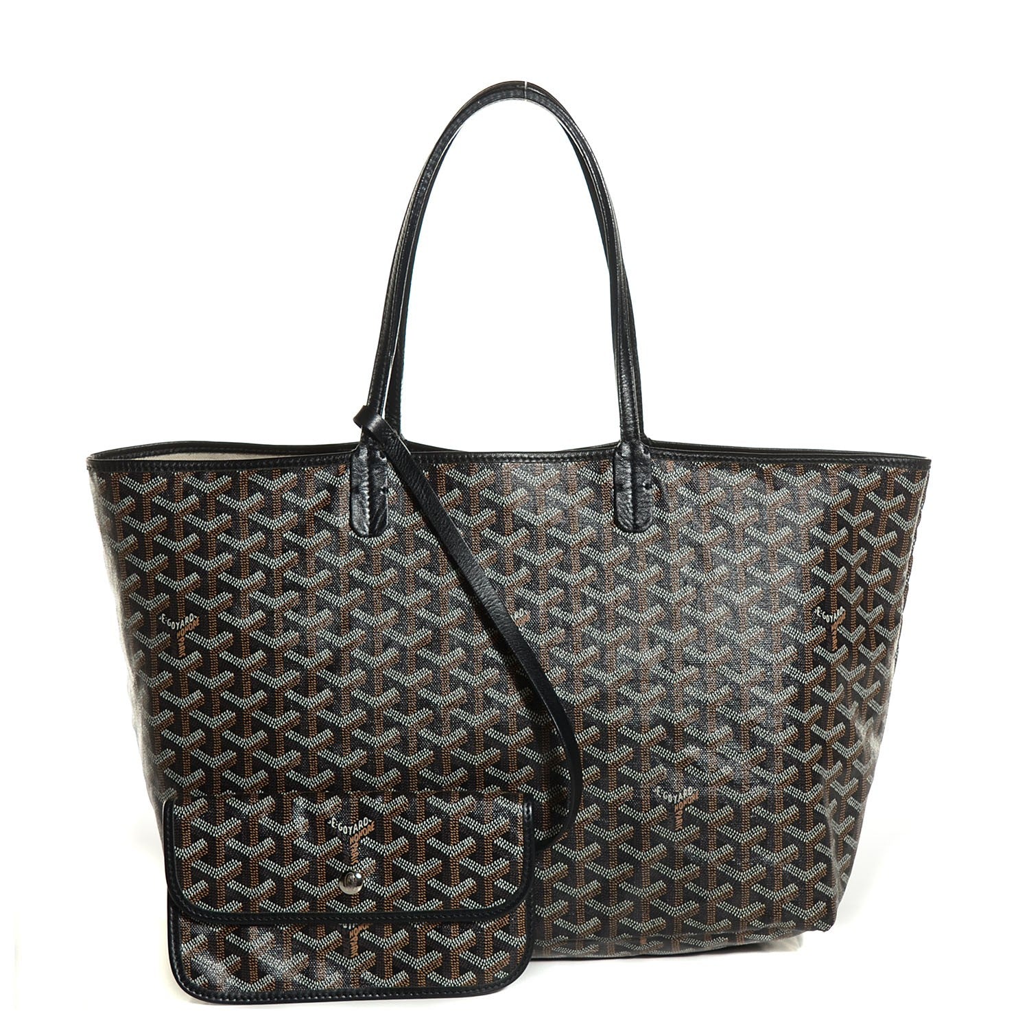 Goyard Goyardine Saint Louis PM Black 1 of 9