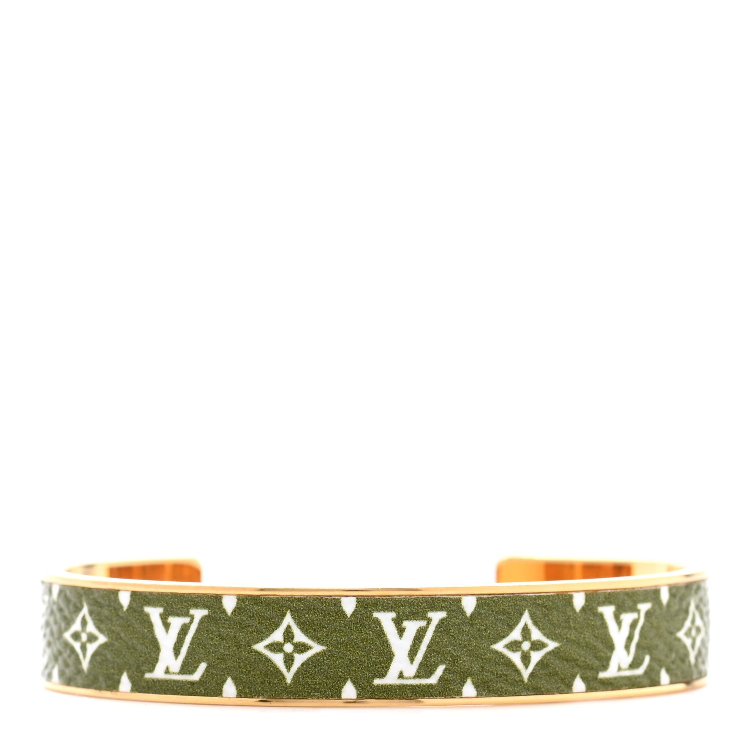 Louis Vuitton Palladium Monogram Nanogram Cuff S 1 of 6