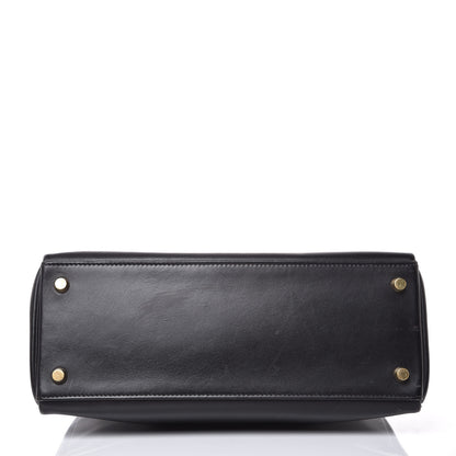 Hermes Box Kelly Retourne 28 Black 28 of 34