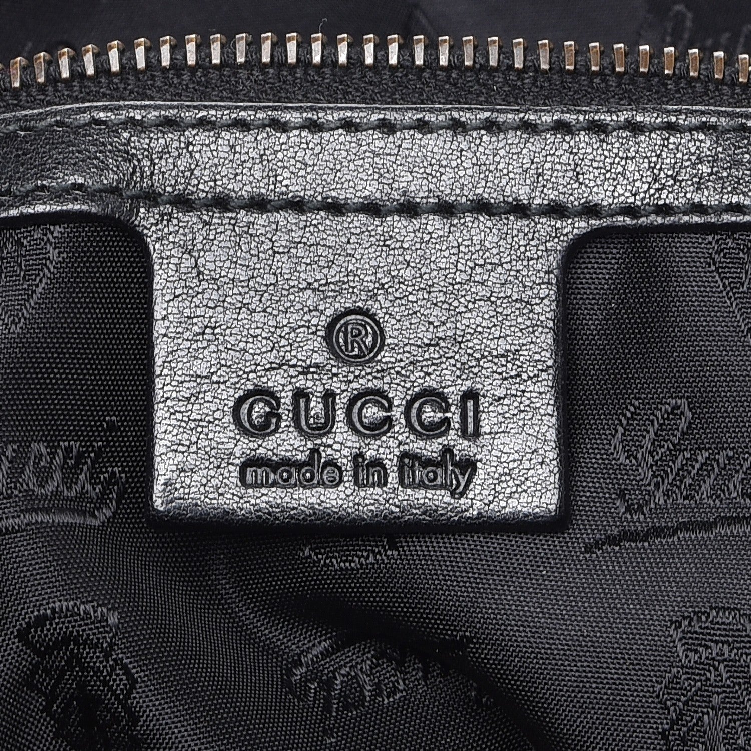 Gucci Suede Calfskin Large Babouska Studded Boston Black 6 of 8
