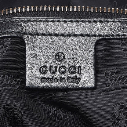 Gucci Suede Calfskin Large Babouska Studded Boston Black 6 of 8